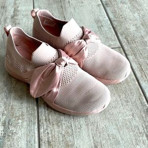 Skechers Women's Pink Bobs Sport Squad 2 - Bow Beauty Casual Shoes Size 9.5